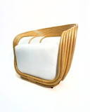 Rattanstuhl inspiriert von Eva Armchair (Giovanni Travasa)