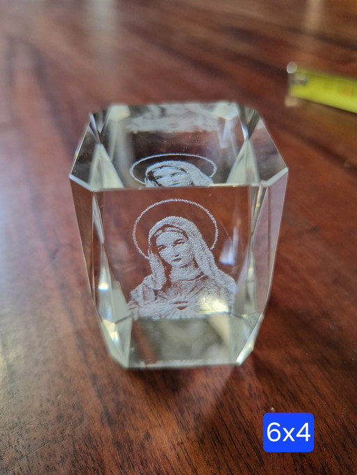 Cristal Maria 6x4 cm