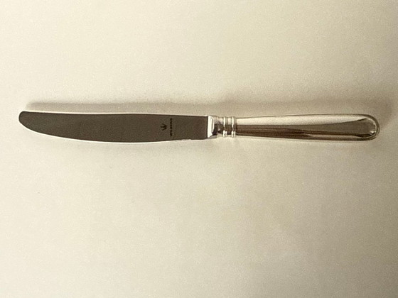 Image 1 of Wilkens Sterling Silver Swedish Faden cutlery 90 pieces 