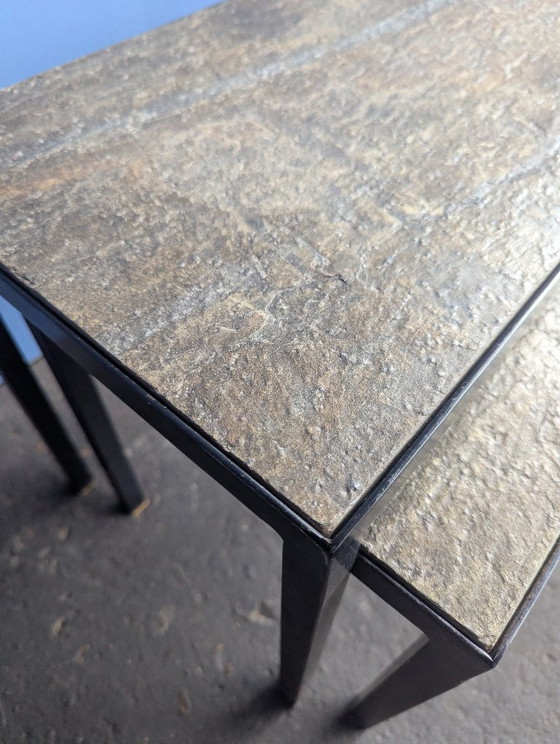 Image 1 of Set aus 2 niederländischen Satztischen - Artimeta/ Floris Fiedeldij/ 1950er Jahre