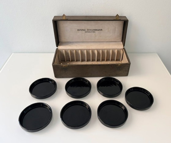 Sottobicchieri in Ceramica Vintage nella Scatola Originale – Accessori da tavola (photo 6 of 10)