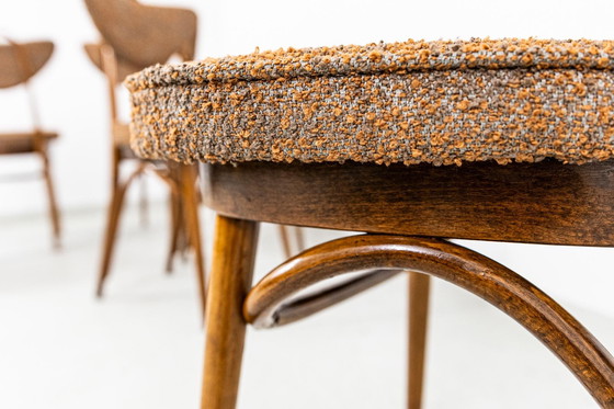 Image 1 of Satz von 6 Esszimmerstühlen Nr. 124 von H&J Kurmanowicz, Polen, 1950er Jahre