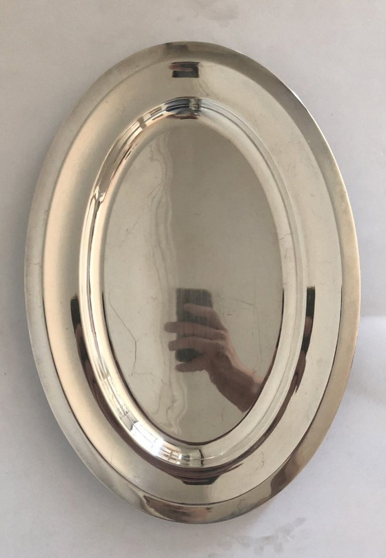 Image 1 of Christofle versilberte Servierplatte