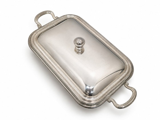 Silberner Metall-Auflaufformenhalter – Küchenzubehör (photo 3 of 9)
