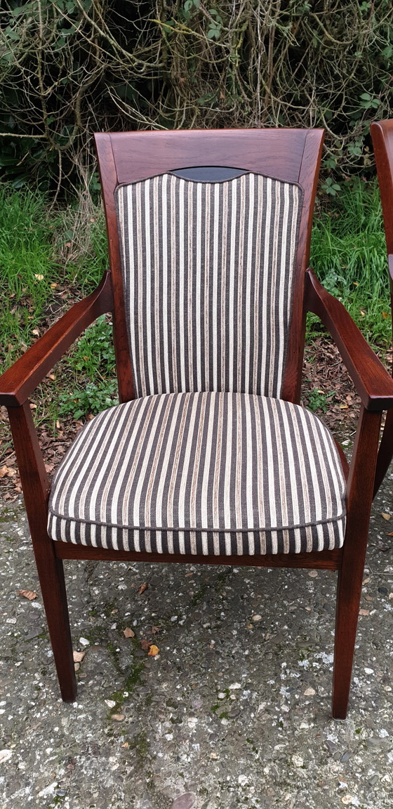 Image 1 of 6 Bannink jugendstil eetkamerstoelen 