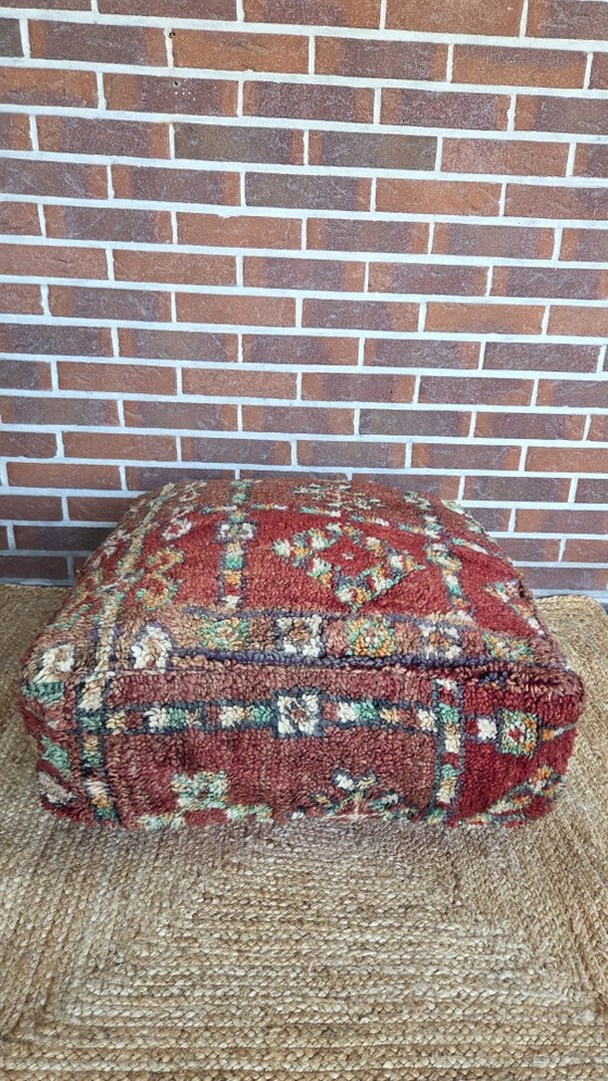Vintage Poef – Hockers en poefs, Textile, Wool (photo 5 of 5)
