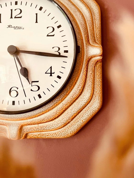 Image 1 of Richter “70’s Keramieken Wandklok