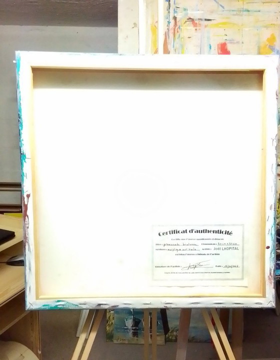 Image 1 of Joel LHOPITAL - Breton Walk - Artist's Painting