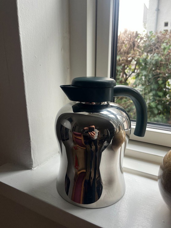 Image 1 of Termo de acero inoxidable Alessi 'Sherazade' – Diseño de Ettore Sottsass
