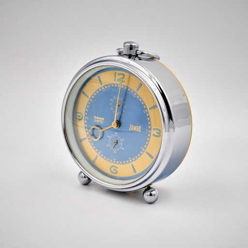 Rara sveglia meccanica vintage HES JUMBO, prodotta in India