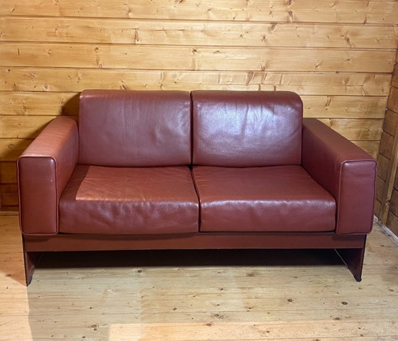 Image 1 of Set di divano a 2 posti e 1 poltrona korium km 3/1 di Tito Agnoli per Matteo Grassi, Italia, anni Ottanta.