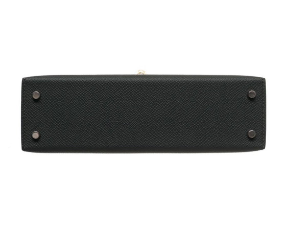 Image 1 of Sac HERMES Kelly Mini en Cuir Vert - 103497