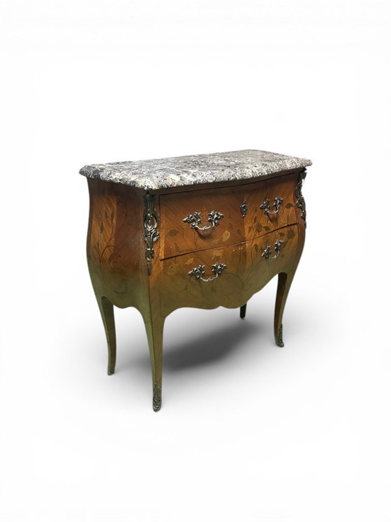 Image 1 of Louis XV style curved commode