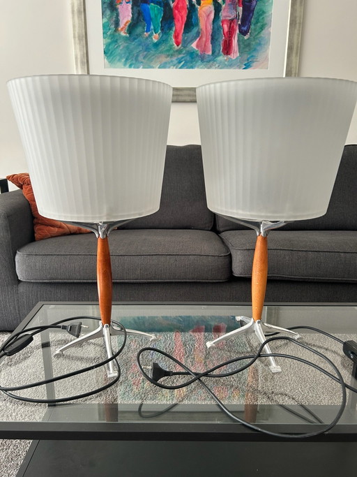 Set: 2 Artemide Orione Lámparas de mesa de Rodolfo Dordoni Italia