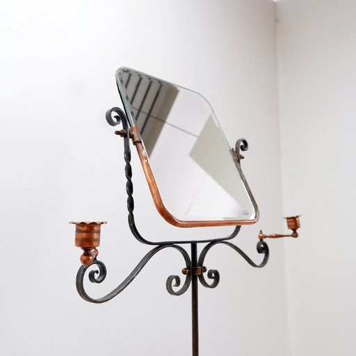 French barber's mirror from the 1930s