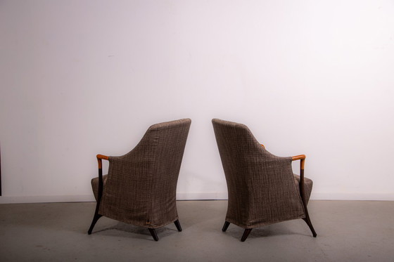 Image 1 of Conjunto de 2 sillones Progetti de Umberto Asnago para Giorgetti