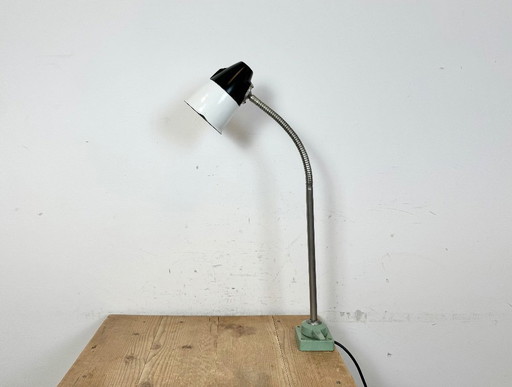 Industrial Soviet  Gooseneck Work Table Lamp, 1960s