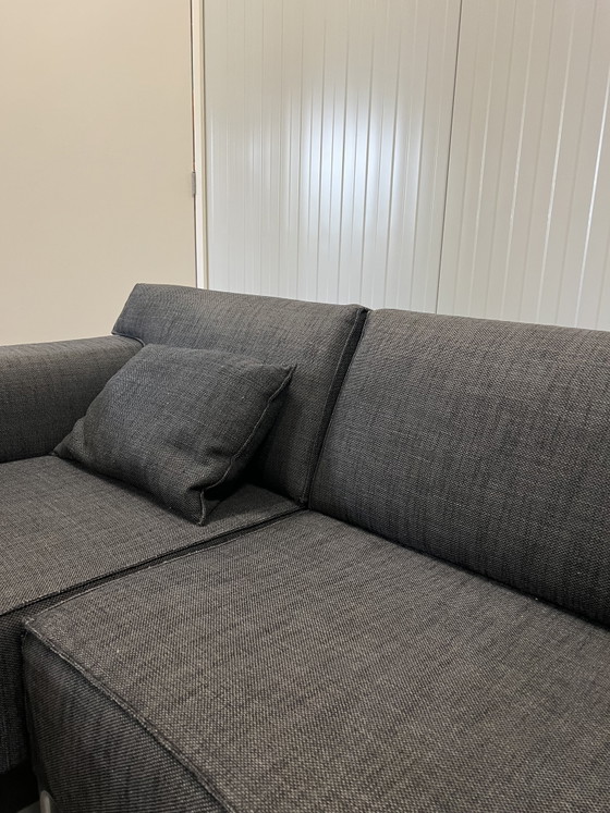 Image 1 of Design on stock bloq corner sofa fabric grey fox sofa modern