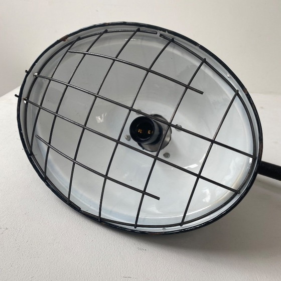 Image 1 of XXL Vintage Industriële Paallamp