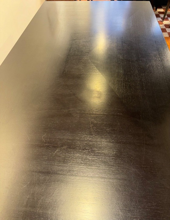 Image 1 of John Hutton Design Dining Table - Solid Wood X Detail