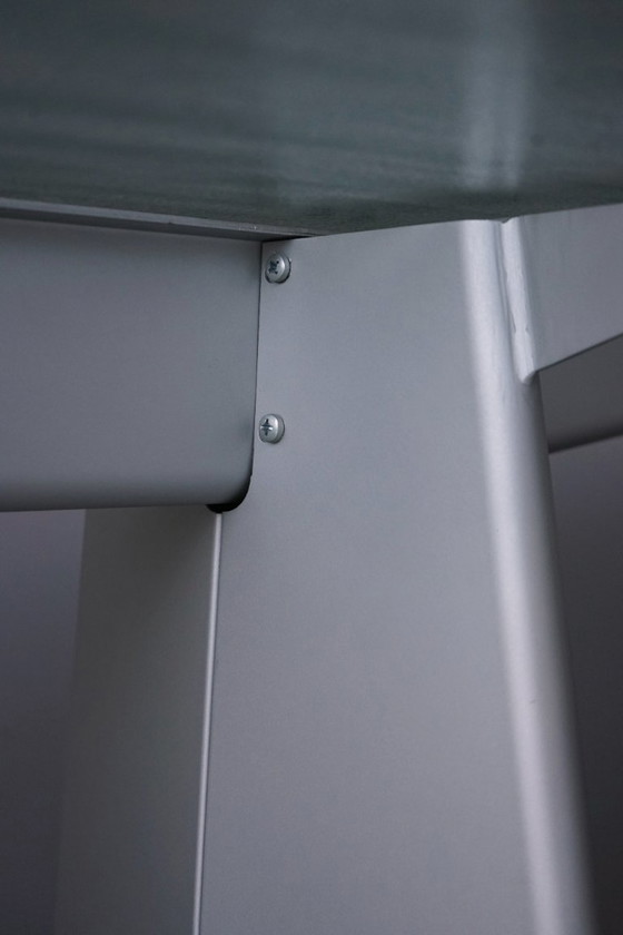 Image 1 of Table de Salle à Manger Trapèze Jean Prouvé pour Tecta, 1980s