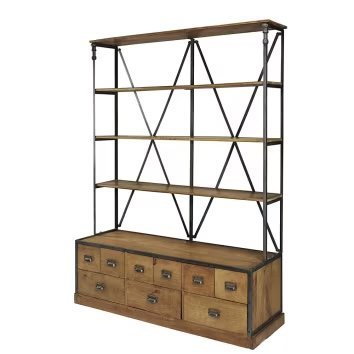 Image 1 of Maisons Du Monde Storage Rack Of Mango Wood