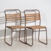 Antique garden chairs (c.1920). Set of 2 pieces #7 – Wood, Iron (photo 9 of 40)