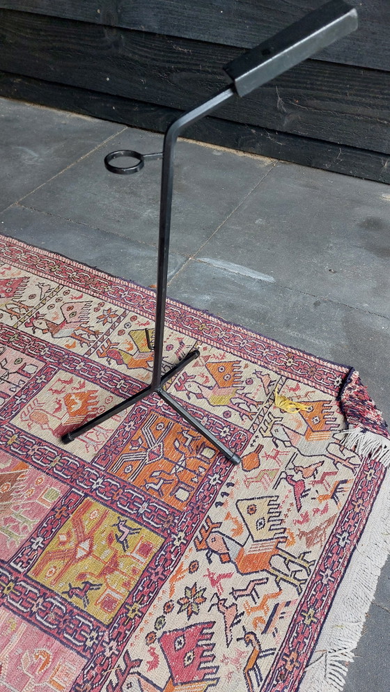 Cendrier d'appoint Cogebi style Mid-Century 1950-60, petite table – Tables d'appoint, Iron, Ceramic (photo 4 of 8)