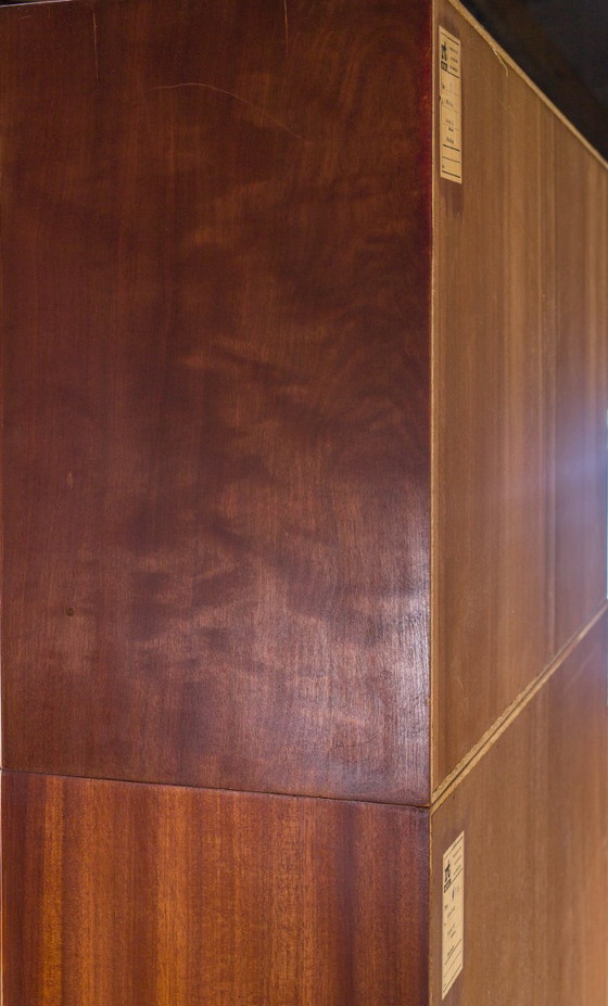 Image 1 of Grande bibliothèque vintage avec bar en teck par Heinrich Riestenpatt, 1960s