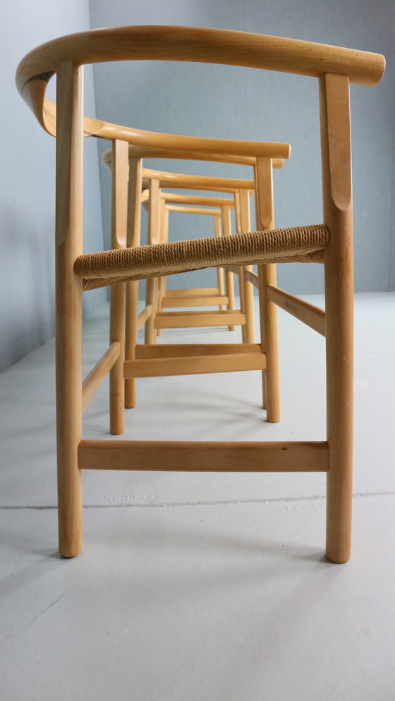 Image 1 of Set of four vintage First Chair PP201 by Hans J Wegner for Pp Furniture, Denmark