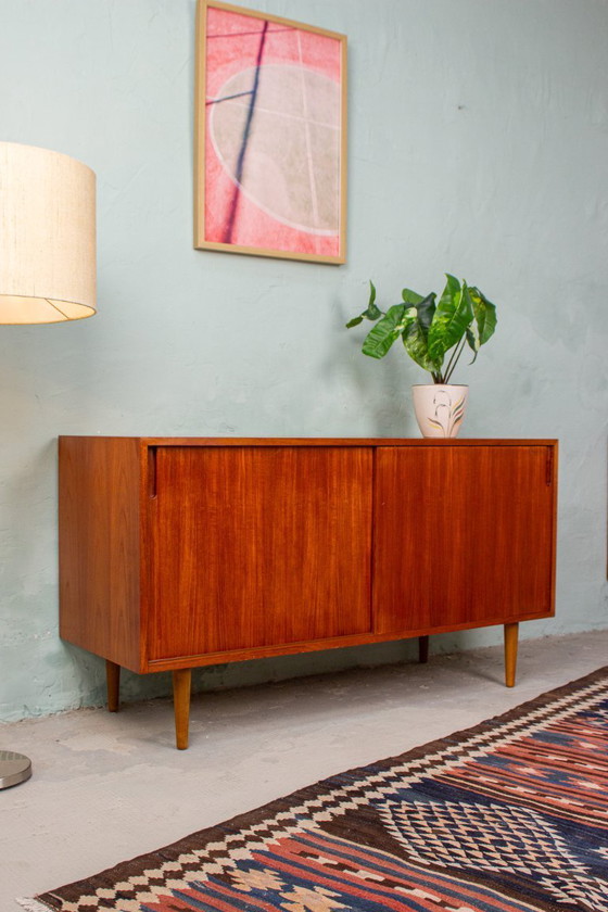 Image 1 of Vintage teak sideboard chest of drawers Danish Mid Century