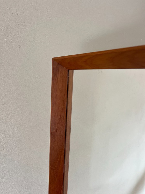 Image 1 of Vintage Danish teak mirror - midcentury mirror