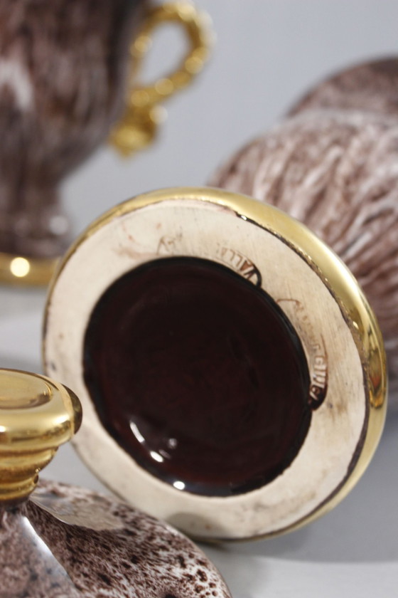 Image 1 of Marius Giuge À Vallauris - 40-delig ontbijtset Frankrijk 1950