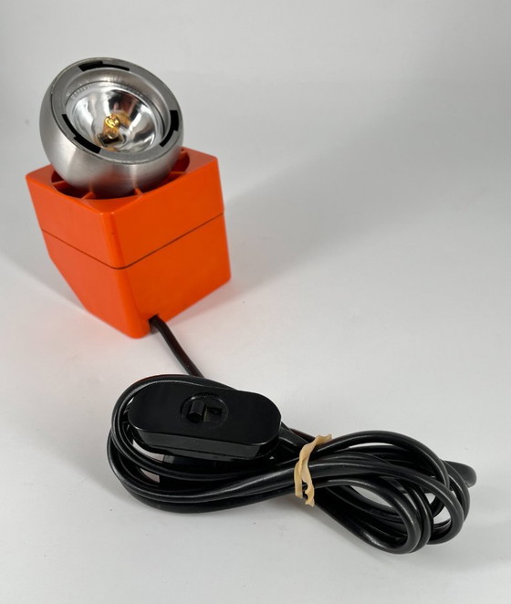 OSRAM Minispot 41601 Space Age Tafellamp in Oranje, Duitsland jaren 70 – Tafellampen, Plastic, Metal (photo 12 of 12)