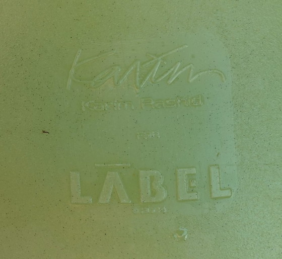 Image 1 of Karim Rashid Kite lounge chair voor Label 2004 limegroen