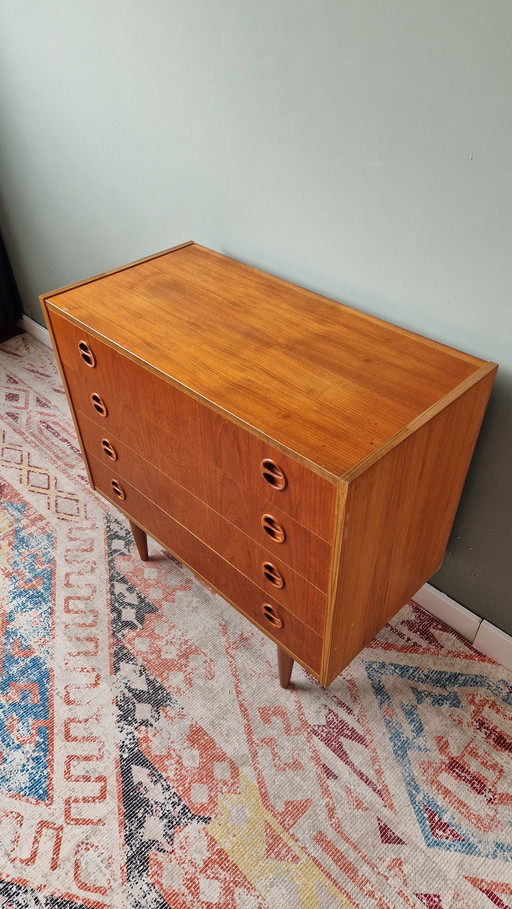 Vintage Danish design chest of drawers 1970