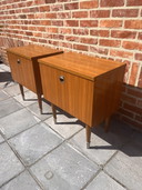 Deux tables de nuit 60s/70s