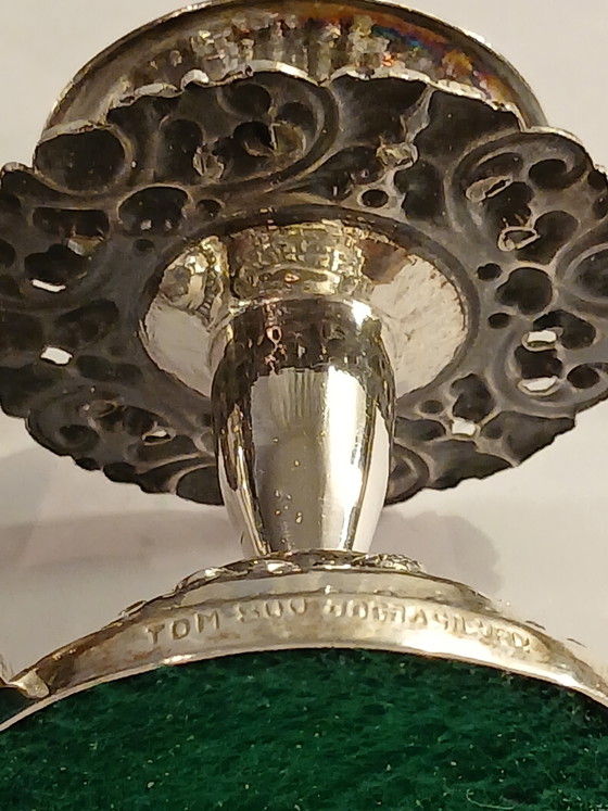 Zeldzame Massief Zilveren Kandelaar Kotagede Jogja Indonesië Nieuwstaat – TOM'S KOTAGEDE JOGJA (photo 12 of 15)