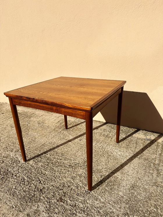 Image 1 of Carlo Jensen Extendable and Convertible Dining Table in Rio Rosewood