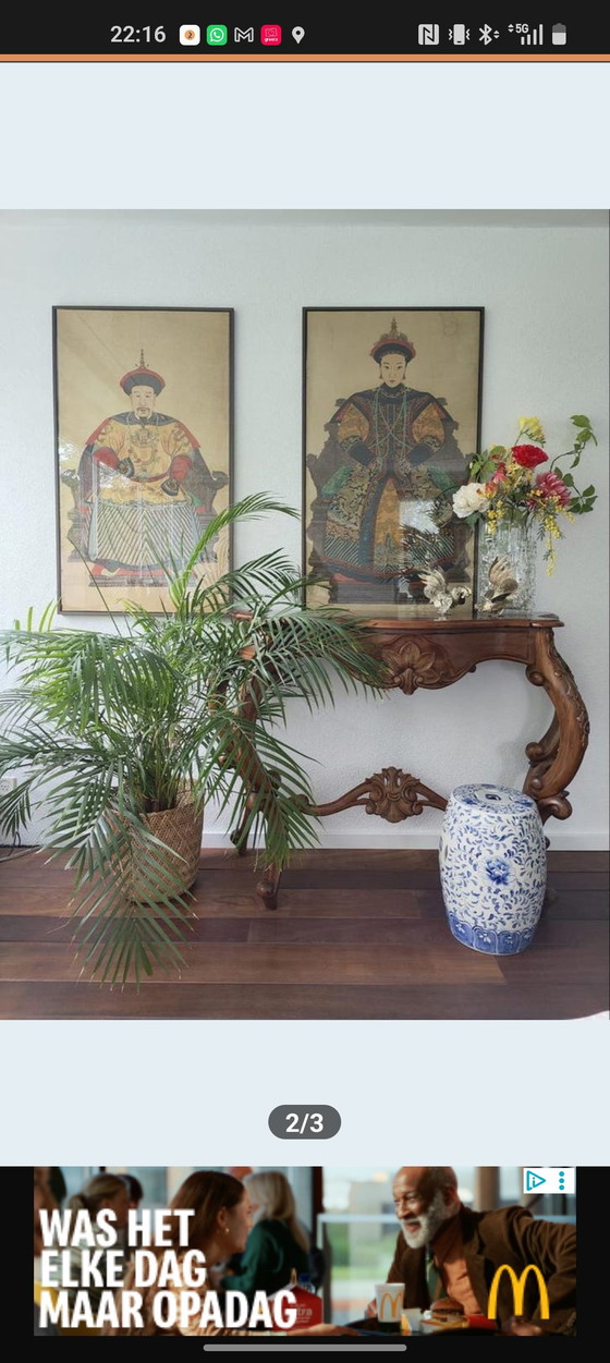 Image 1 of Baroque style side table