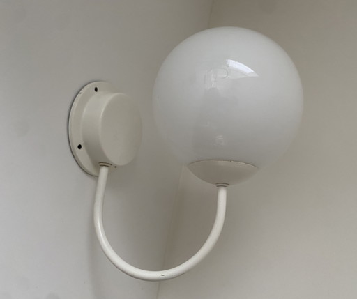 Applique murale IKEA Spage Age blanche - globe - Vintage