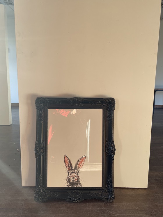 Image 1 of Poster of drawing in French frame