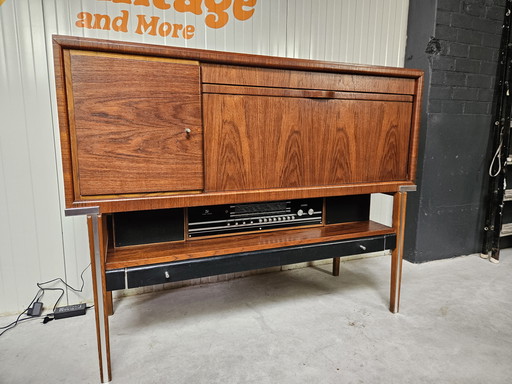 Vintage-Highboard/Barschrank/Audio-Pult