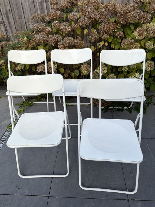 5 Sedie pieghevoli Vintage IKEA TED Niels Gammelgaard
