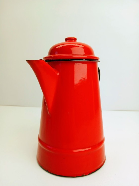 Image 1 of Vintage Enamel Jug