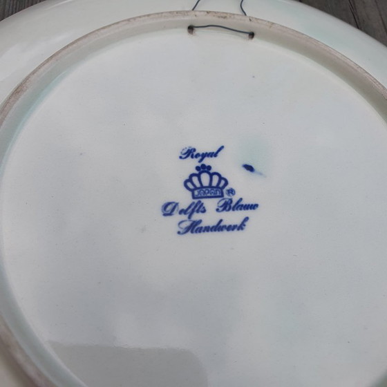 Image 1 of Echte Delfts Blauwe wandborden 3 stuks uit 1950