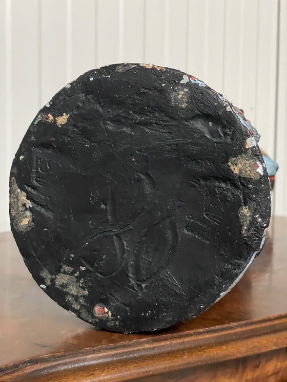 Image 1 of Un vaso vintage colorato extra large