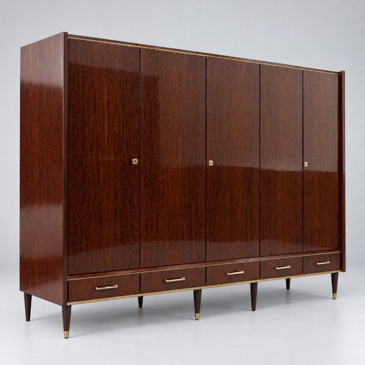 Large vintage design wardrobe from the 1950s