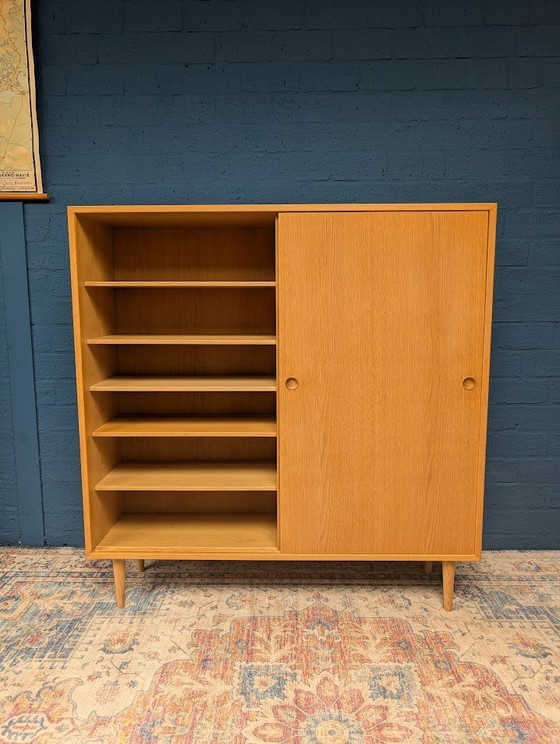 Image 1 of Vintage Wardrobe / Shoe Cabinet, Production By Karl Andersson, Danish Design By Borge Mogensen