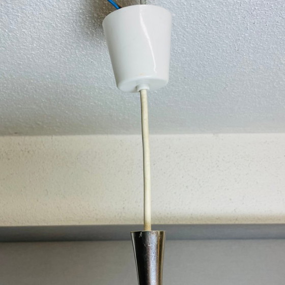 Image 1 of Duitse transparant acrylglas hanglamp van mij Marbach Leuchten, jaren 60